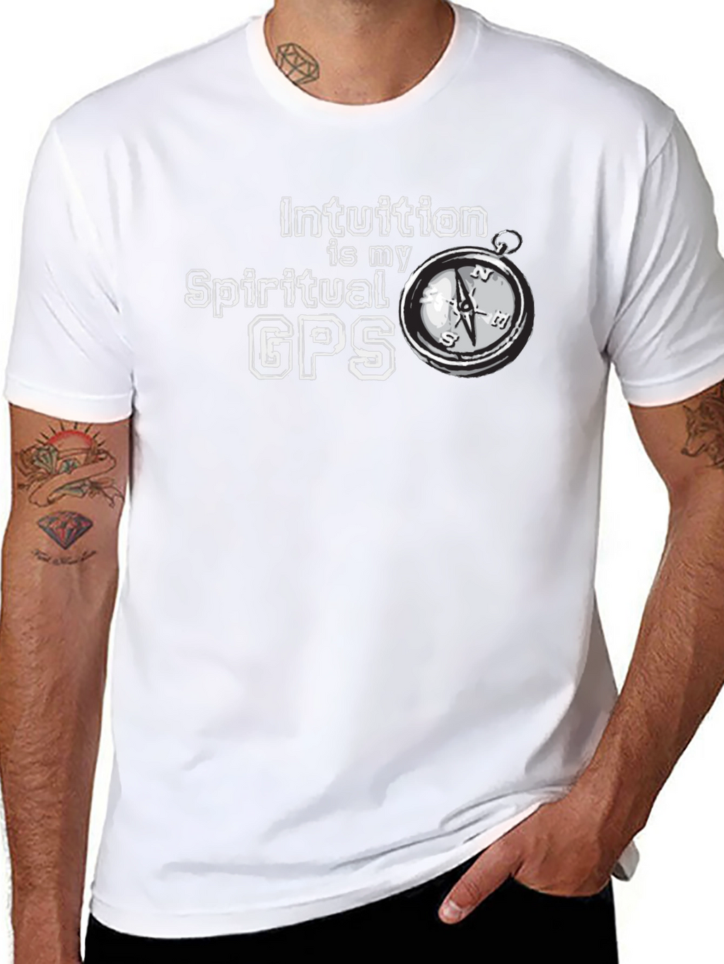 Intuition Spiritual GPS T-Shirt - Black