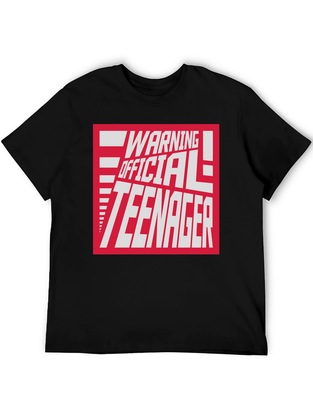 Warning Official Teenager Graphic T-Shirt