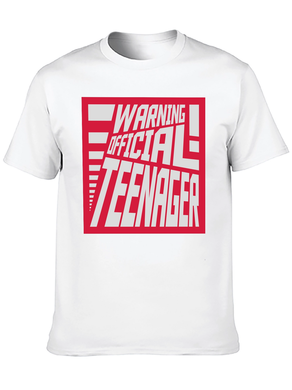 Warning Official Teenager Graphic T-Shirt