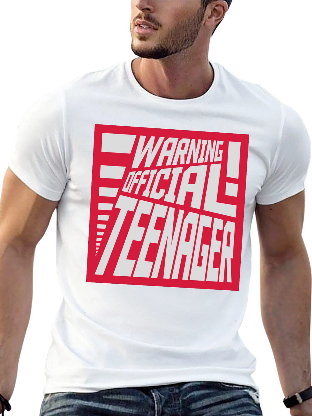 Warning Official Teenager Graphic T-Shirt