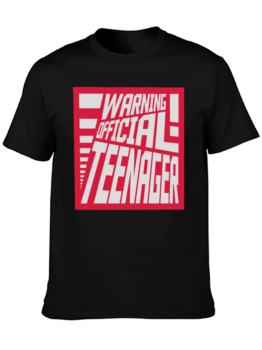 Warning Official Teenager Graphic T-Shirt
