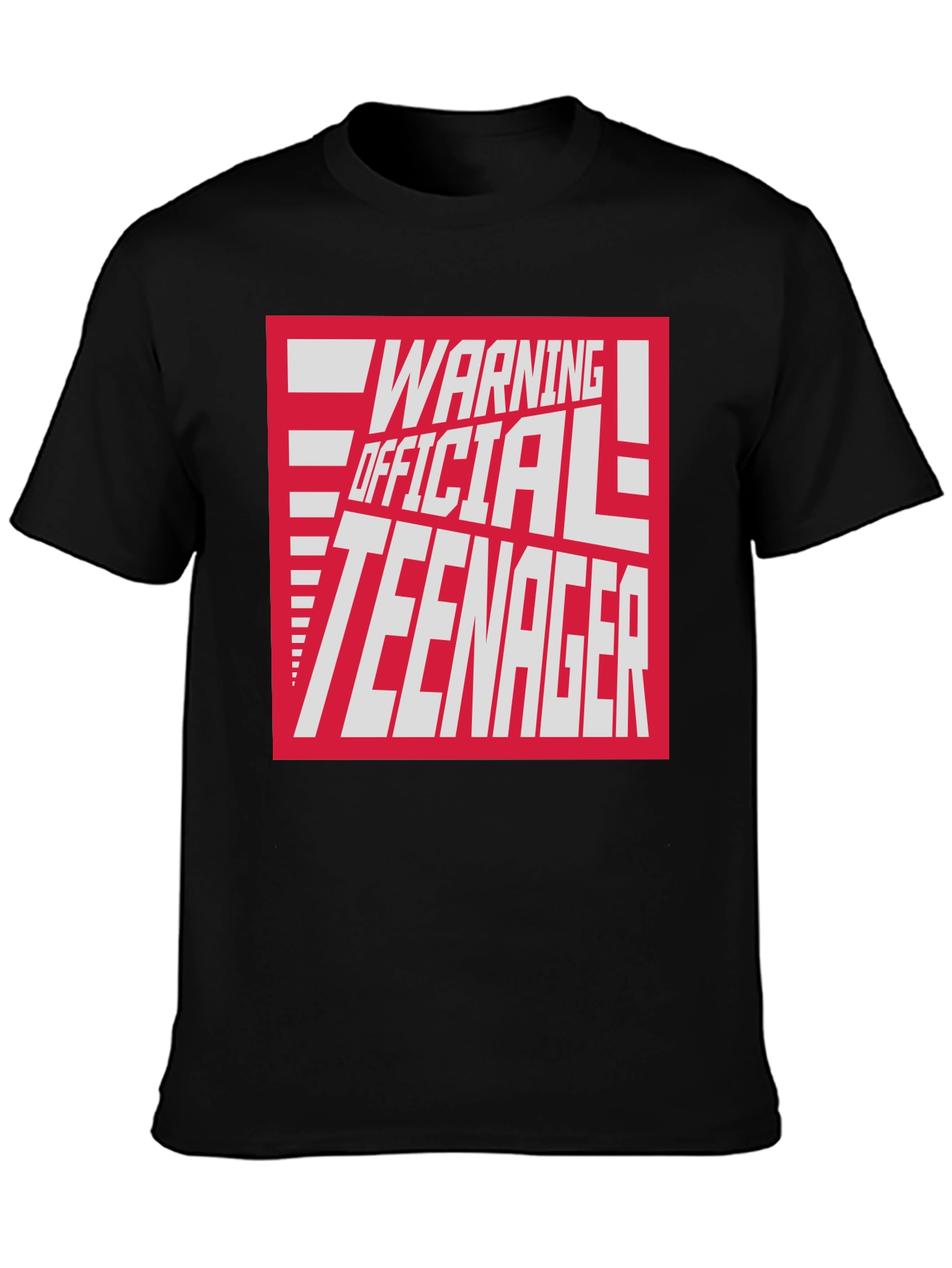Warning Official Teenager Graphic T-Shirt