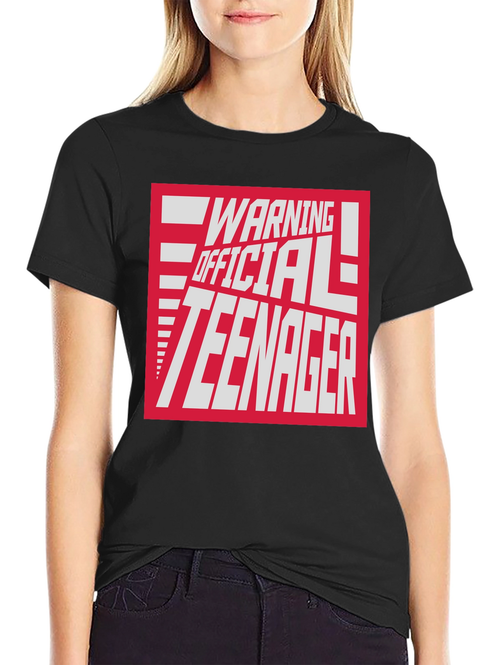 Warning Official Teenager Graphic T-Shirt