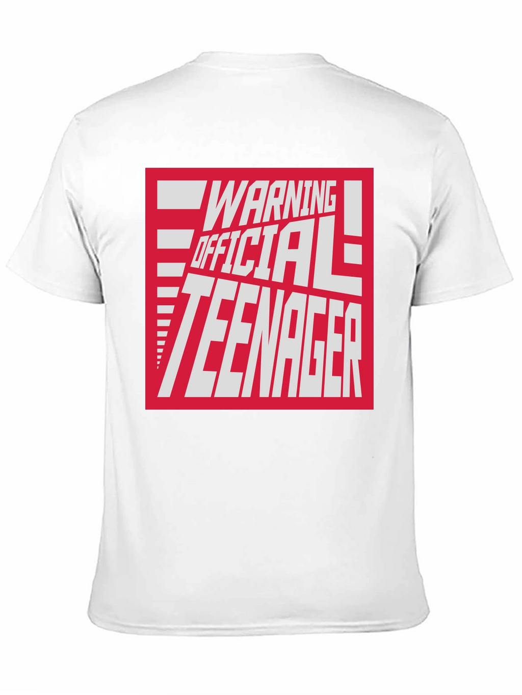 Warning Official Teenager Graphic T-Shirt