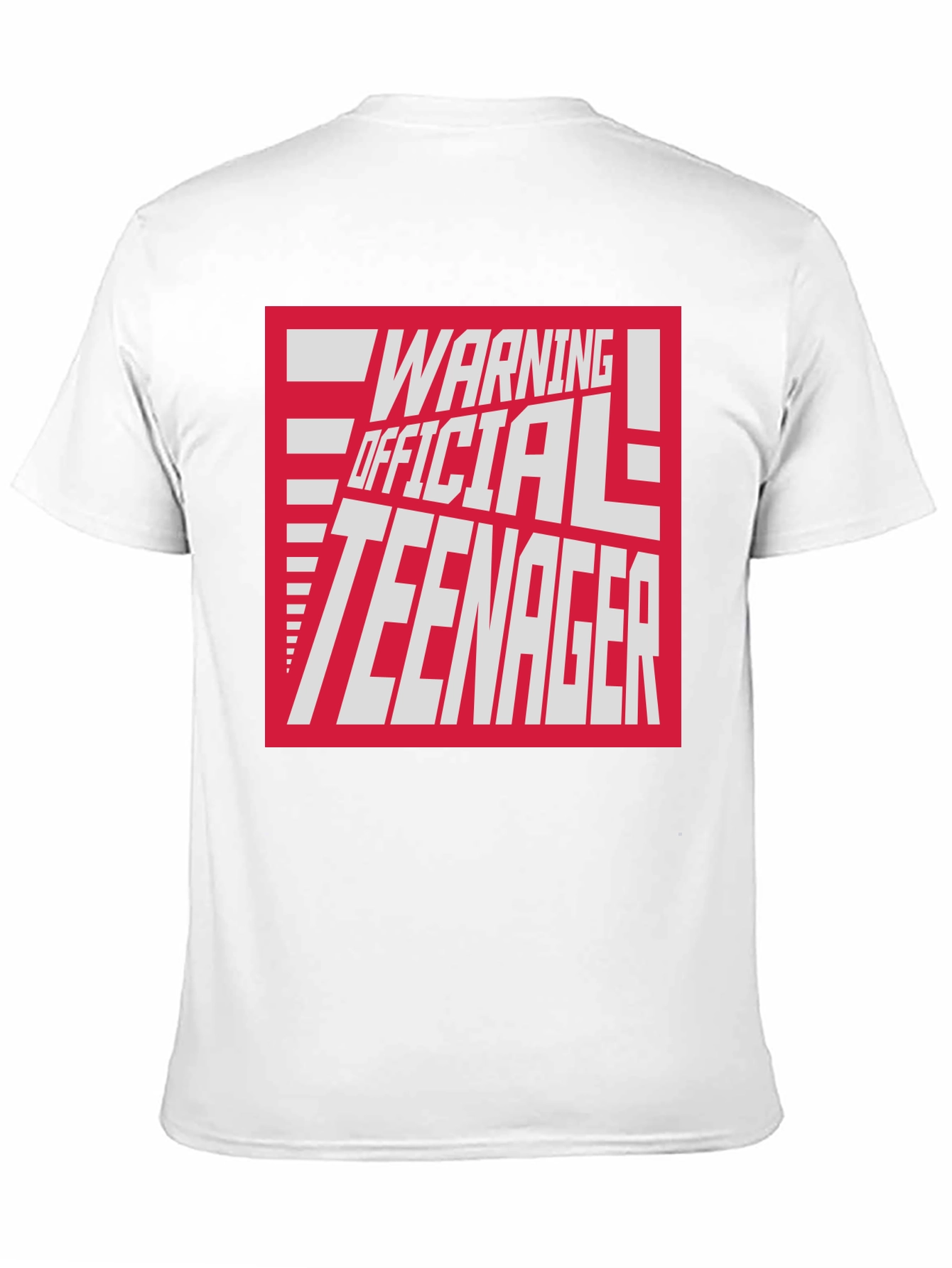 Warning Official Teenager Graphic T-Shirt