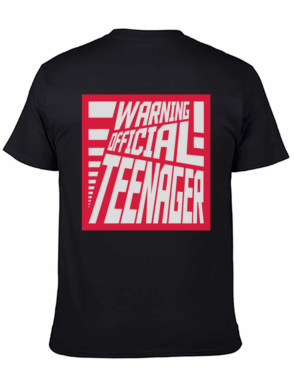 Warning Official Teenager Graphic T-Shirt