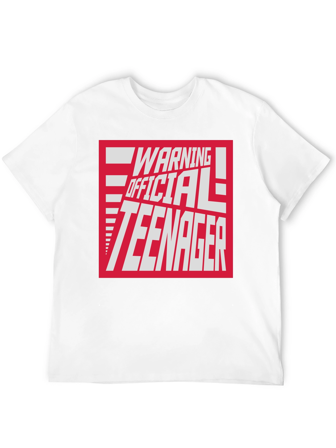 Warning Official Teenager Graphic T-Shirt