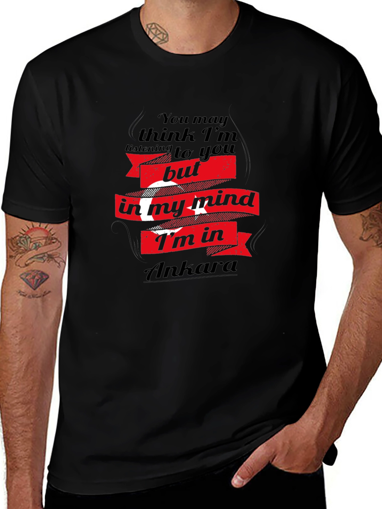Ankara Mind T-Shirt - Humorous Graphic Tee