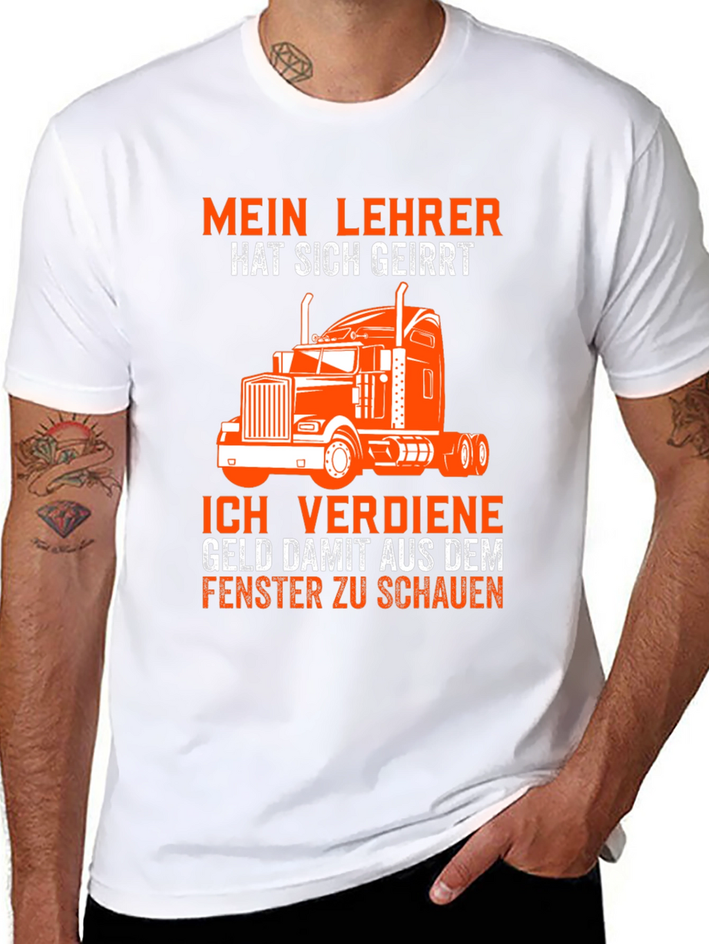 Trucker T-Shirt: Mein Lehrer Hat Sich Geirrt