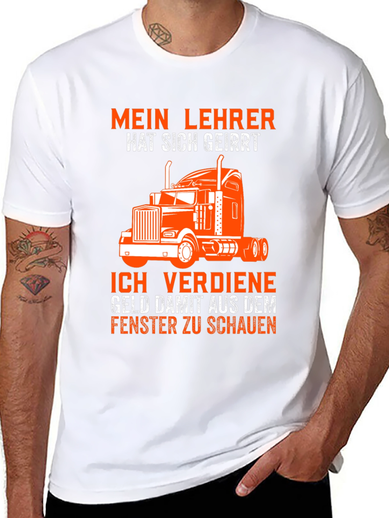 Trucker T-Shirt: Mein Lehrer Hat Sich Geirrt