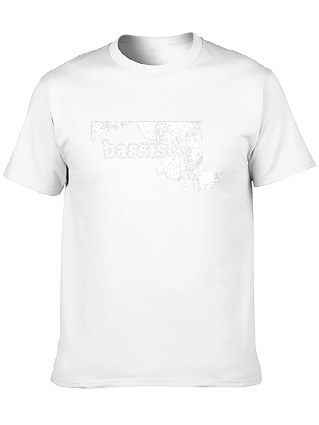 Maryland Bassist T-Shirt - Distressed Design