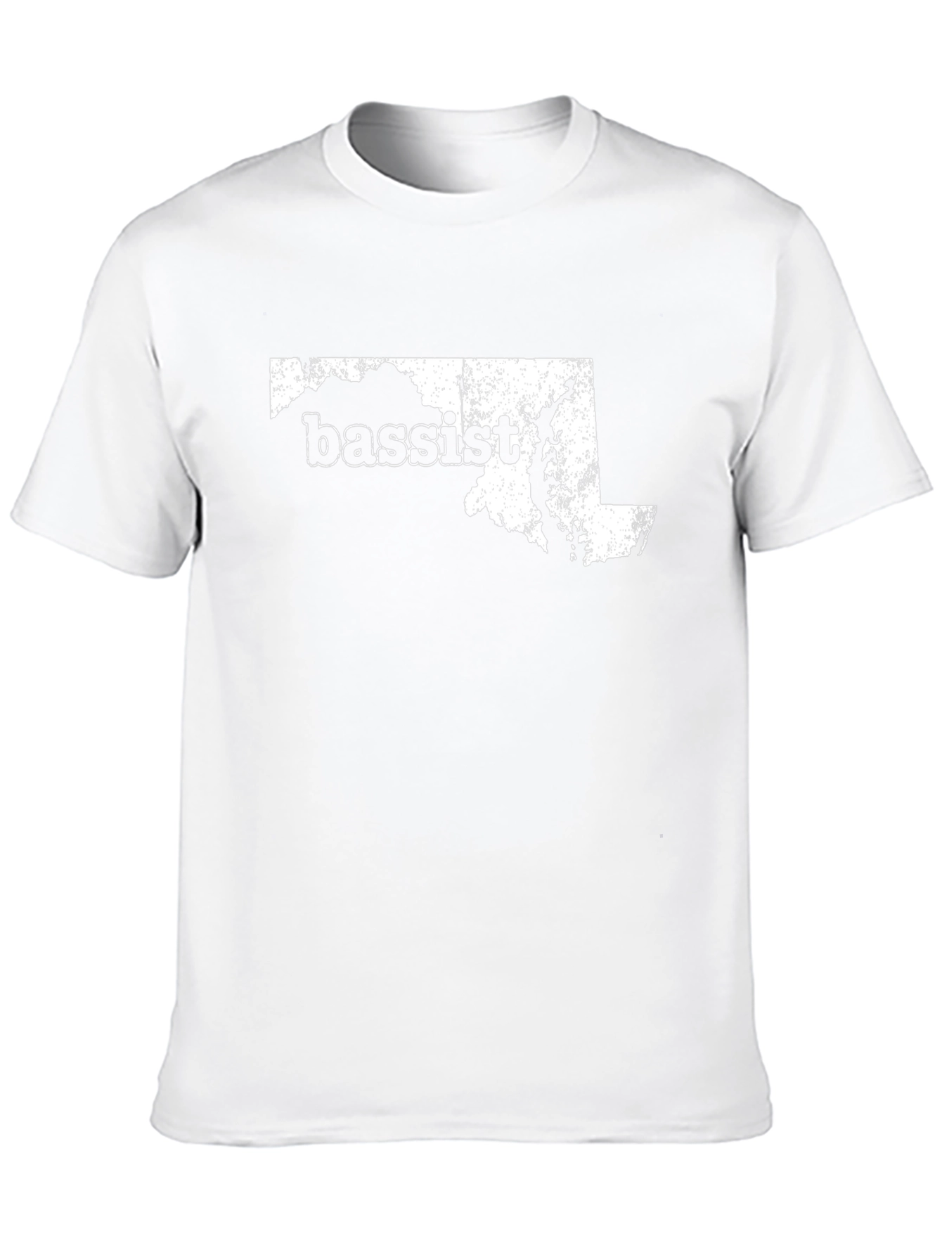 Maryland Bassist T-Shirt - Distressed Design