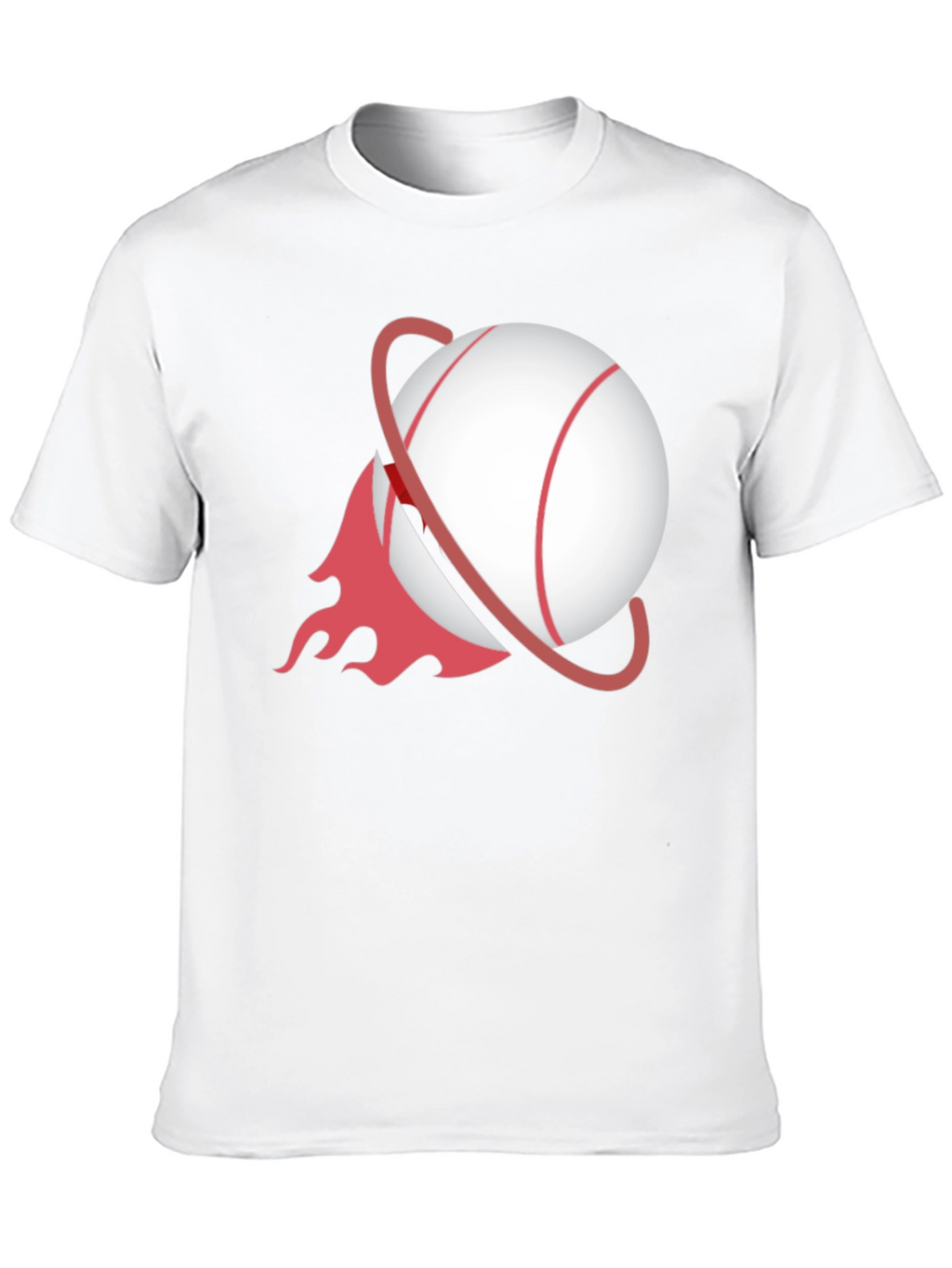 Baseball Planet Black T-Shirt