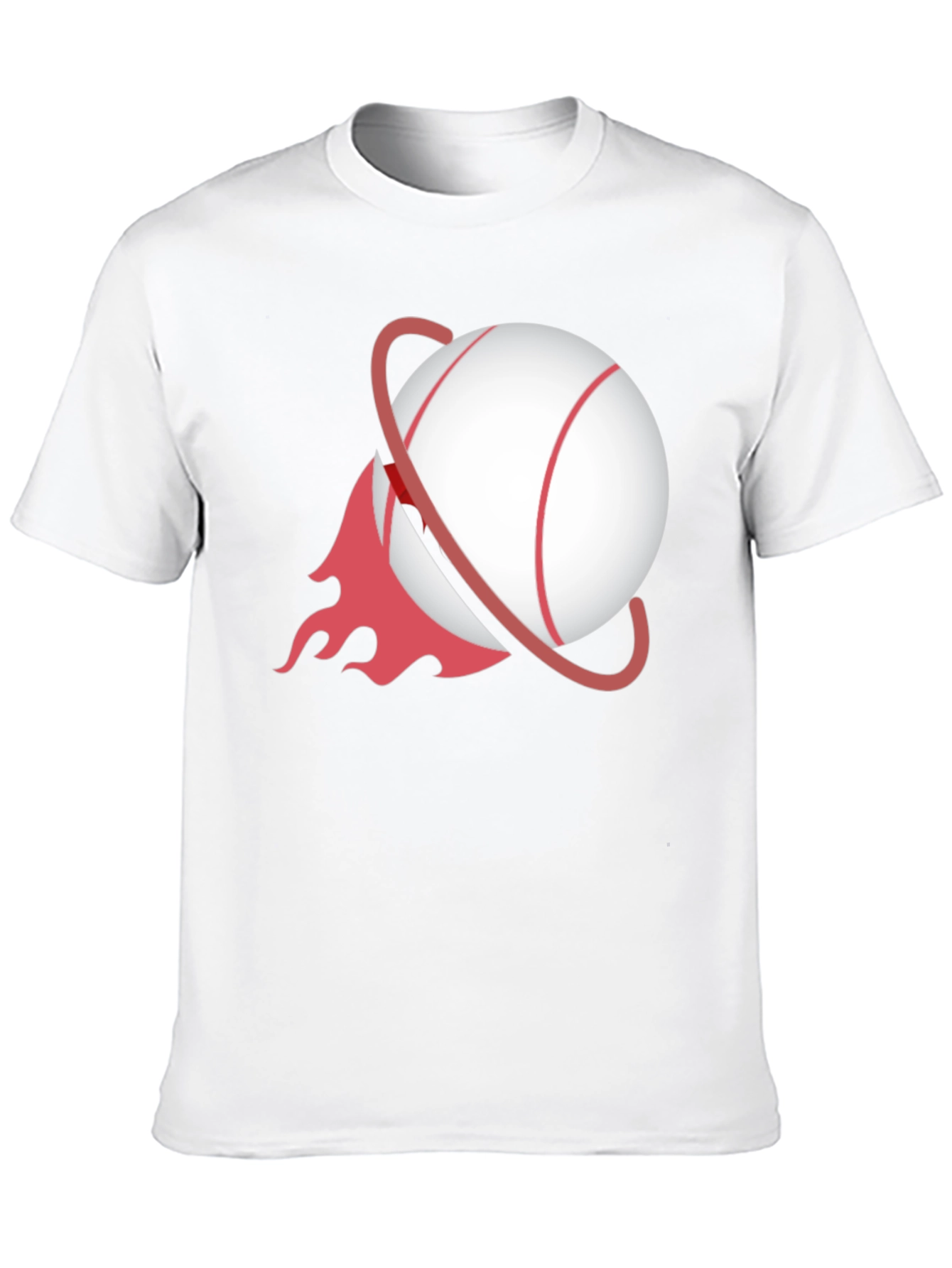 Baseball Planet Black T-Shirt