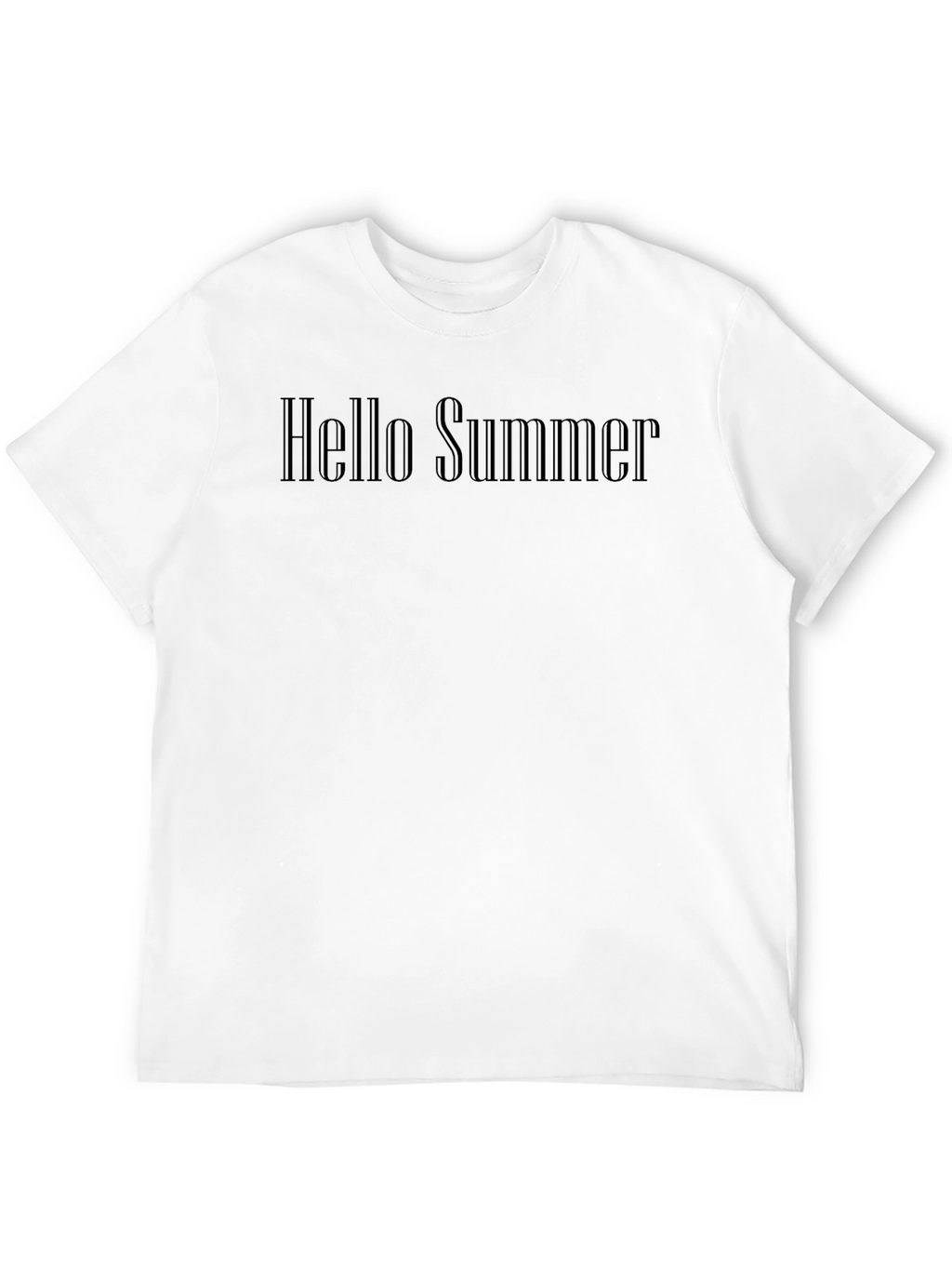 Mens Hello Summer Graphic Tee - Black