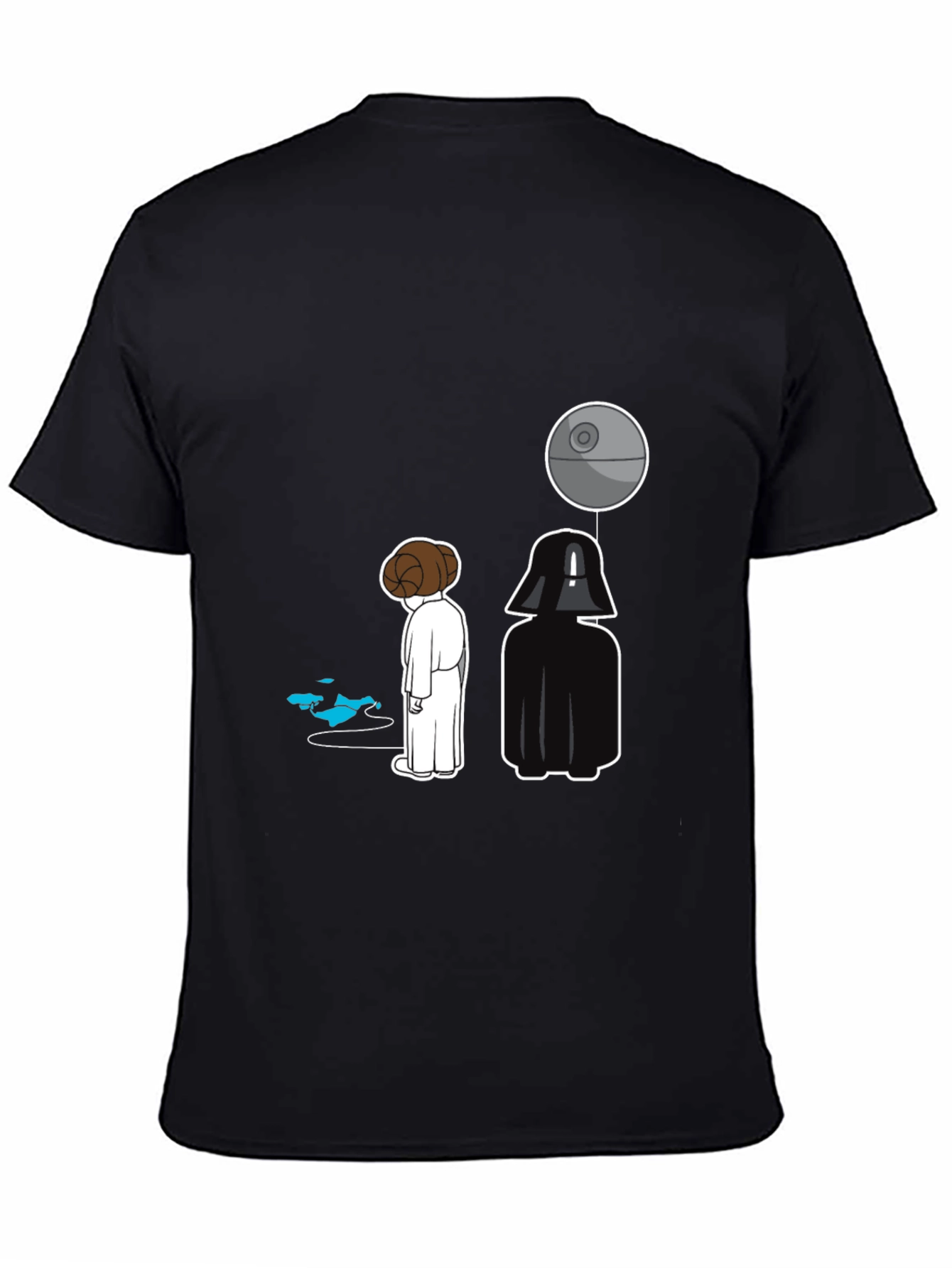 Star Wars Humor Tee: Princess Leia & Darth Vader
