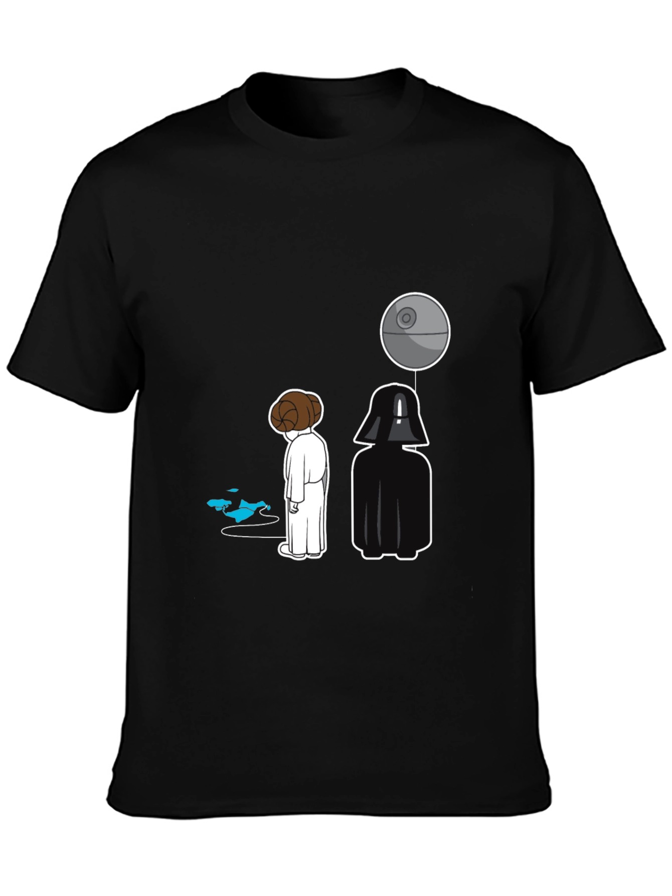 Star Wars Humor Tee: Princess Leia & Darth Vader
