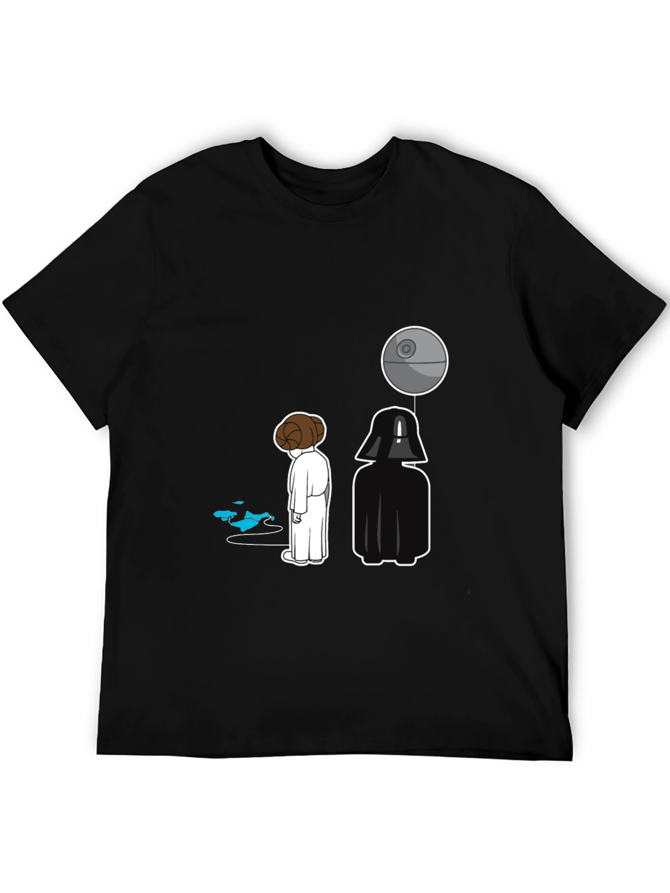 Star Wars Humor Tee: Princess Leia & Darth Vader