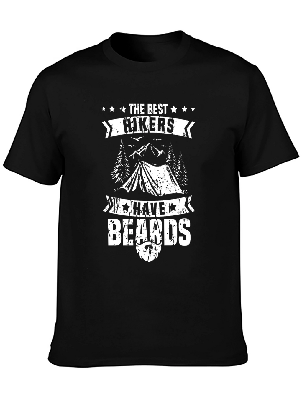Best Hikers Have Beards Graphic T-Shirt
