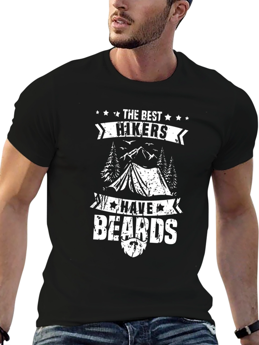 Best Hikers Have Beards Graphic T-Shirt