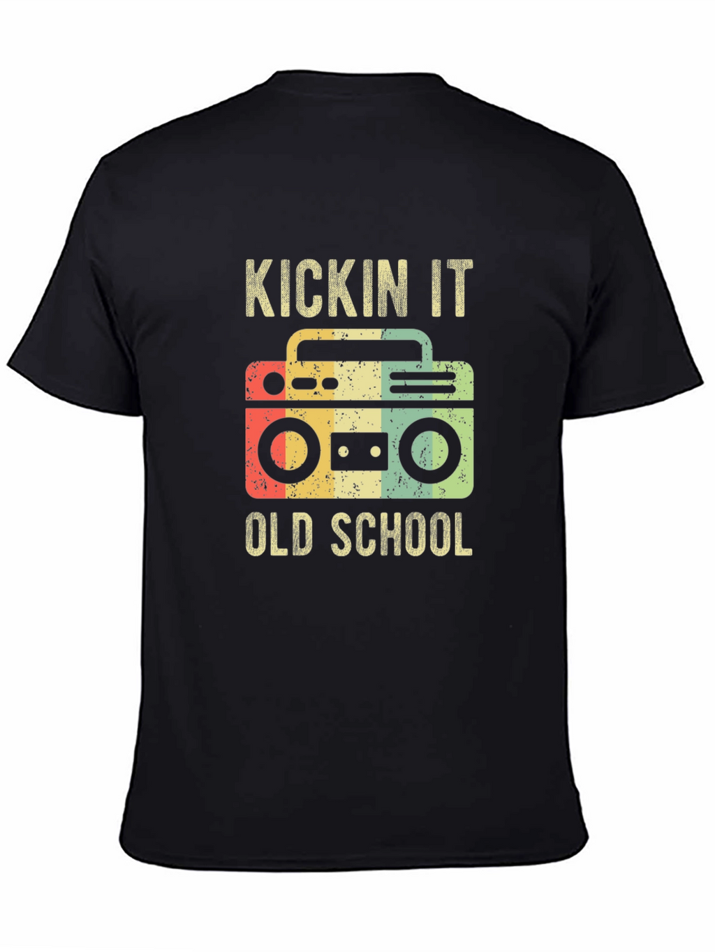 Kickin It Old School Boombox Graphic Tee