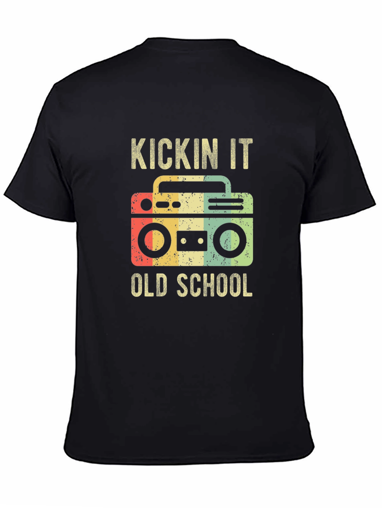 Kickin It Old School Boombox Graphic Tee