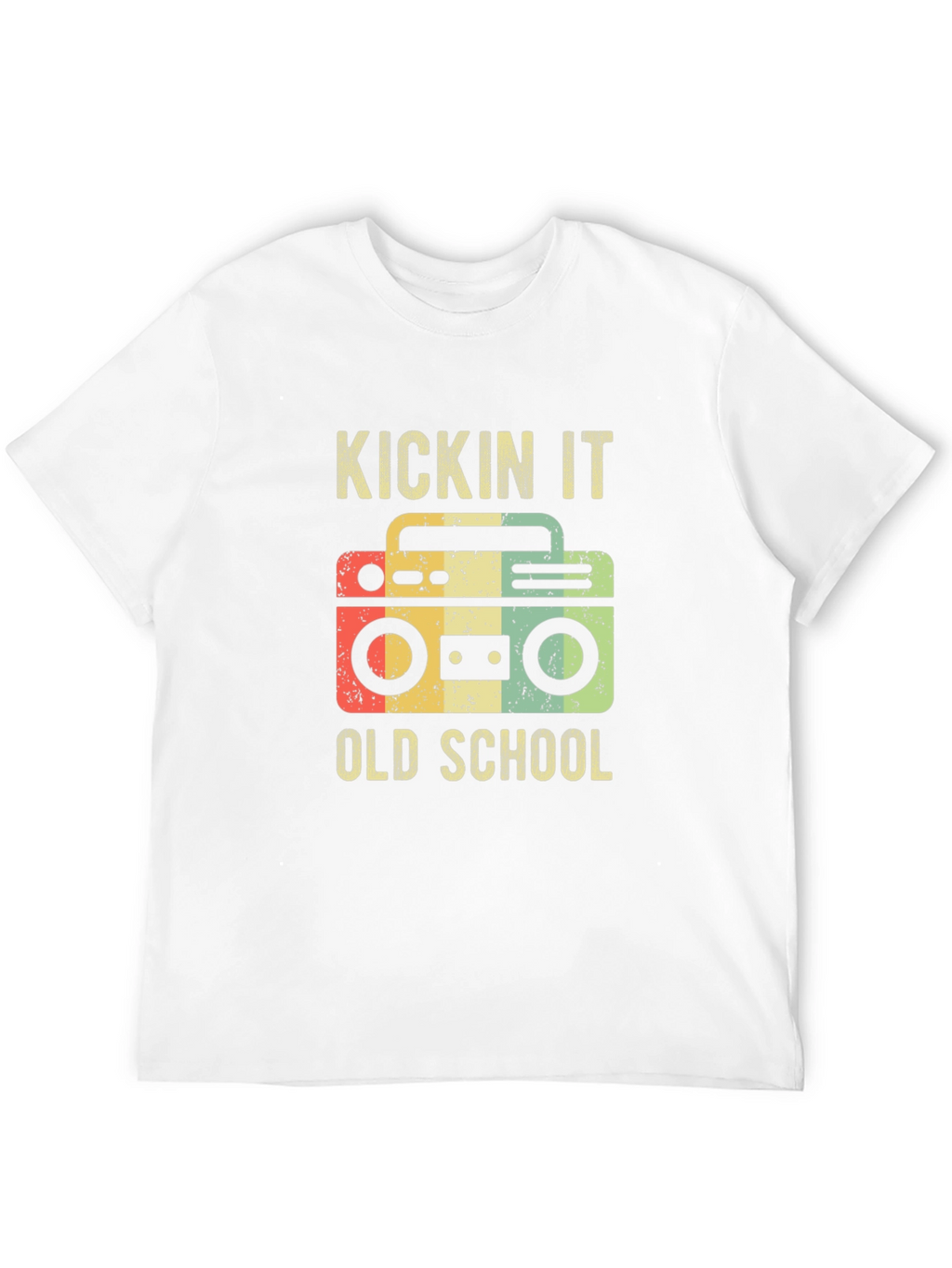 Kickin It Old School Boombox Graphic Tee