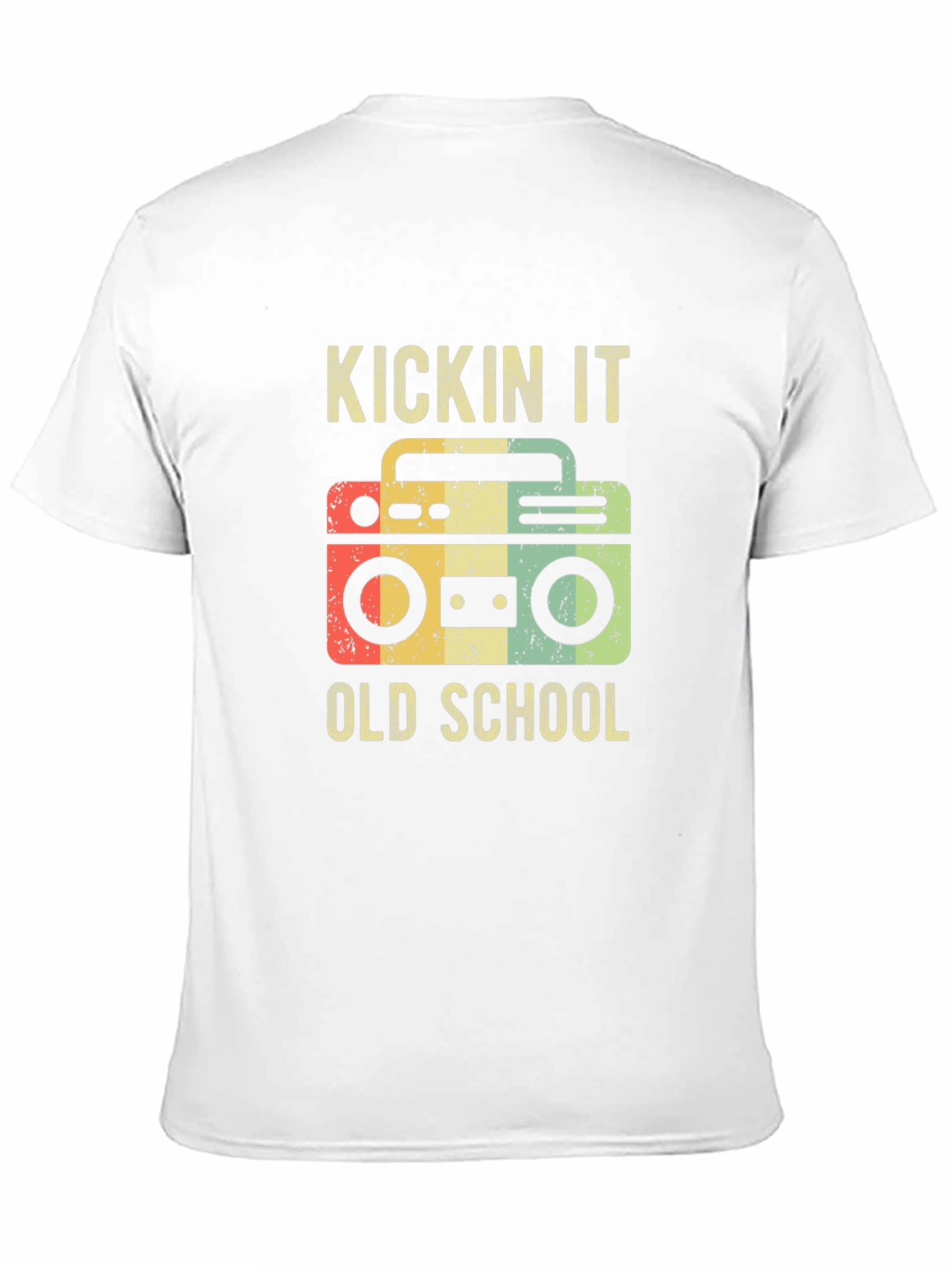Kickin It Old School Boombox Graphic Tee