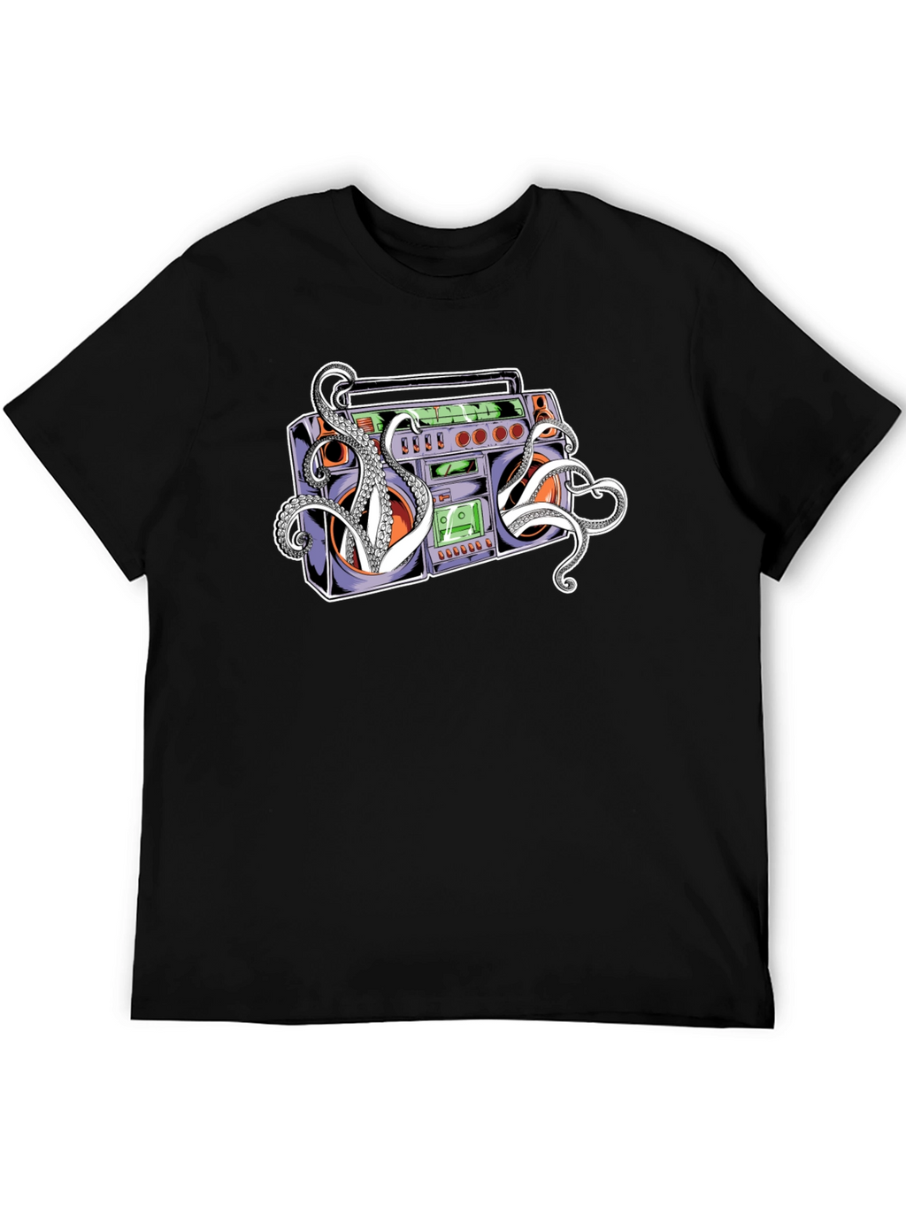 Boombox Octopus Graphic Tee