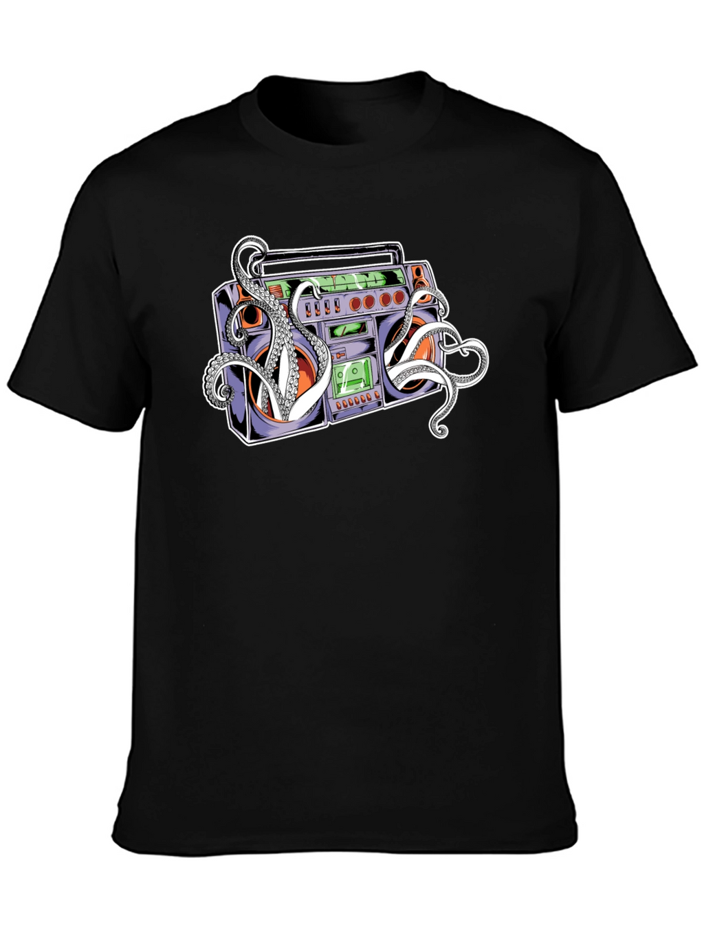 Boombox Octopus Graphic Tee