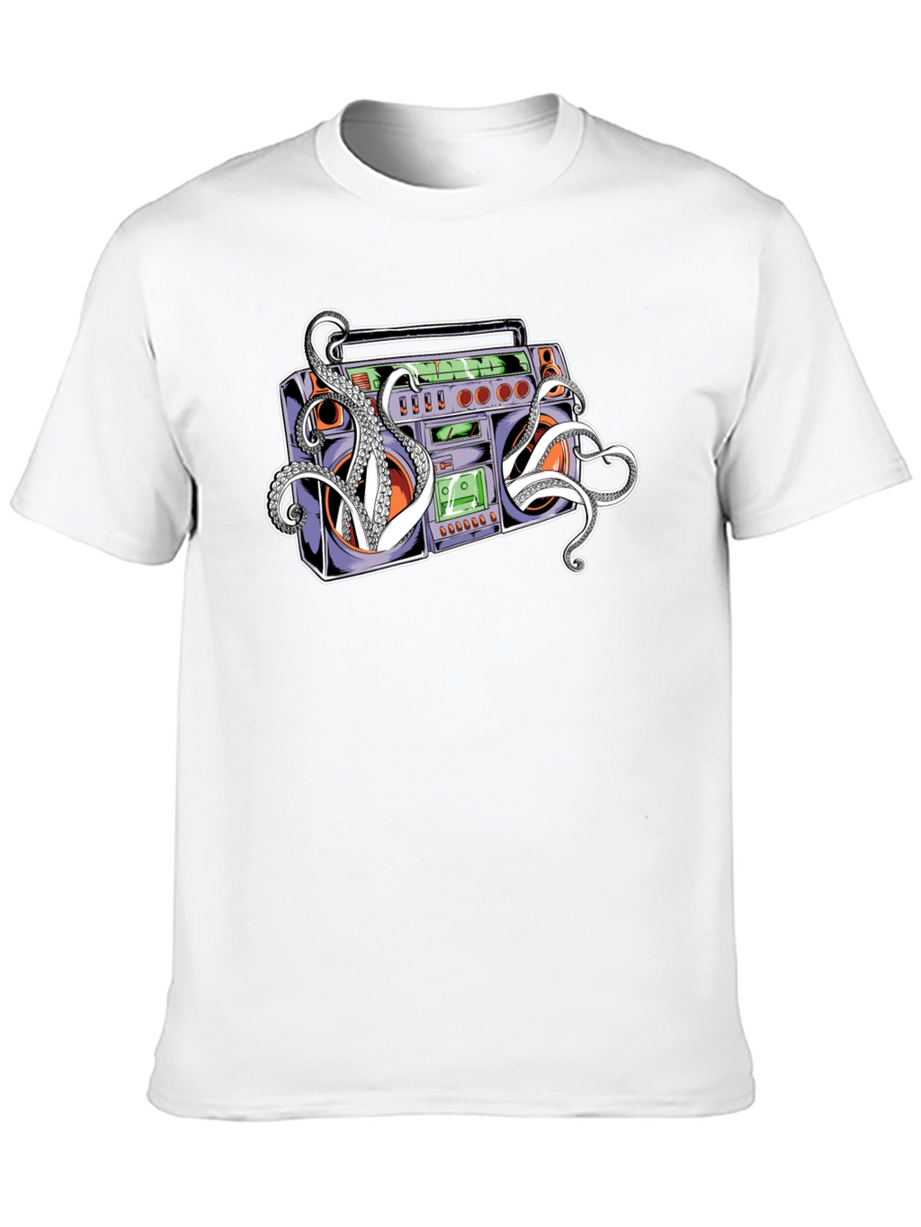 Boombox Octopus Graphic Tee