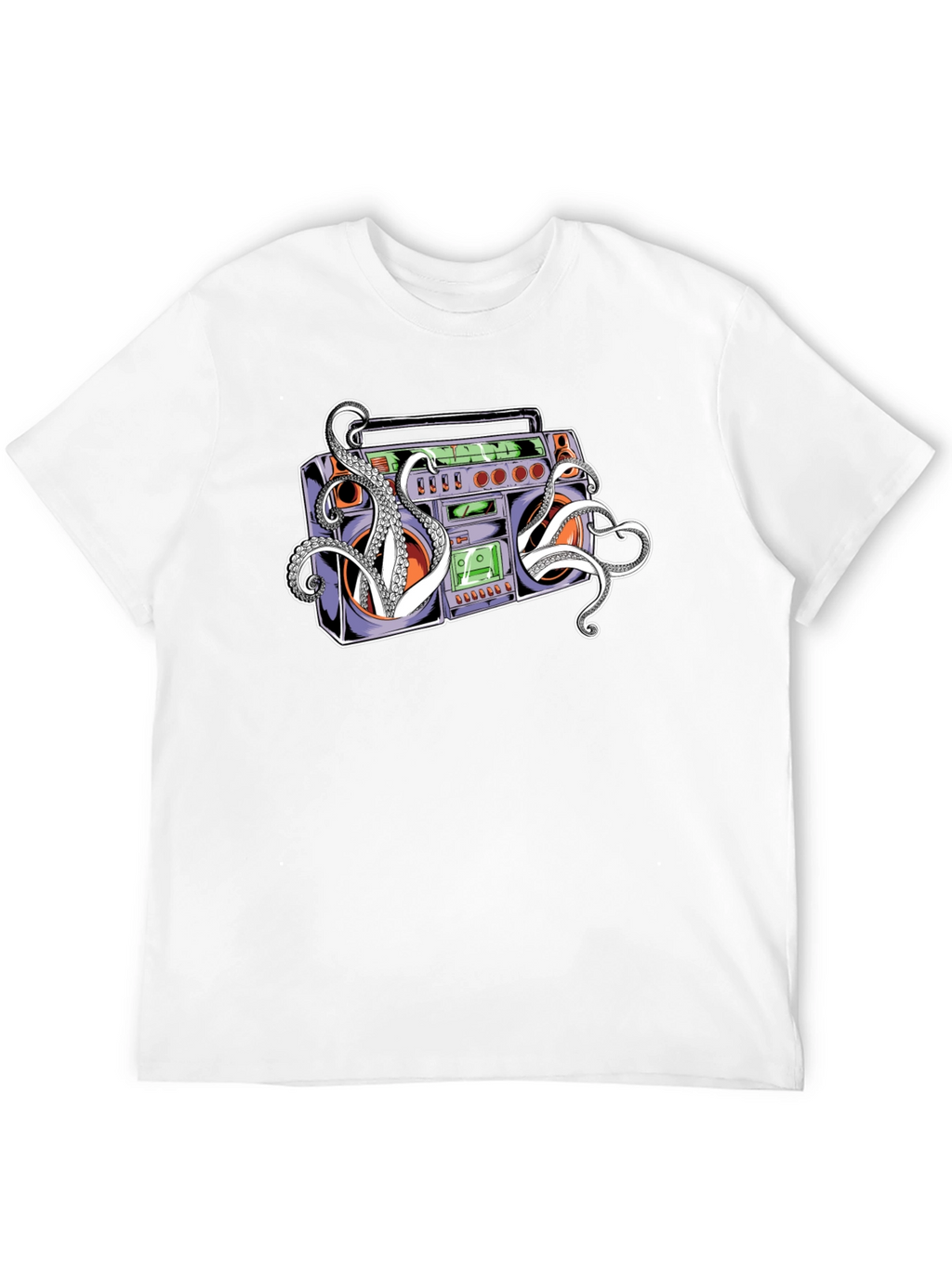 Boombox Octopus Graphic Tee