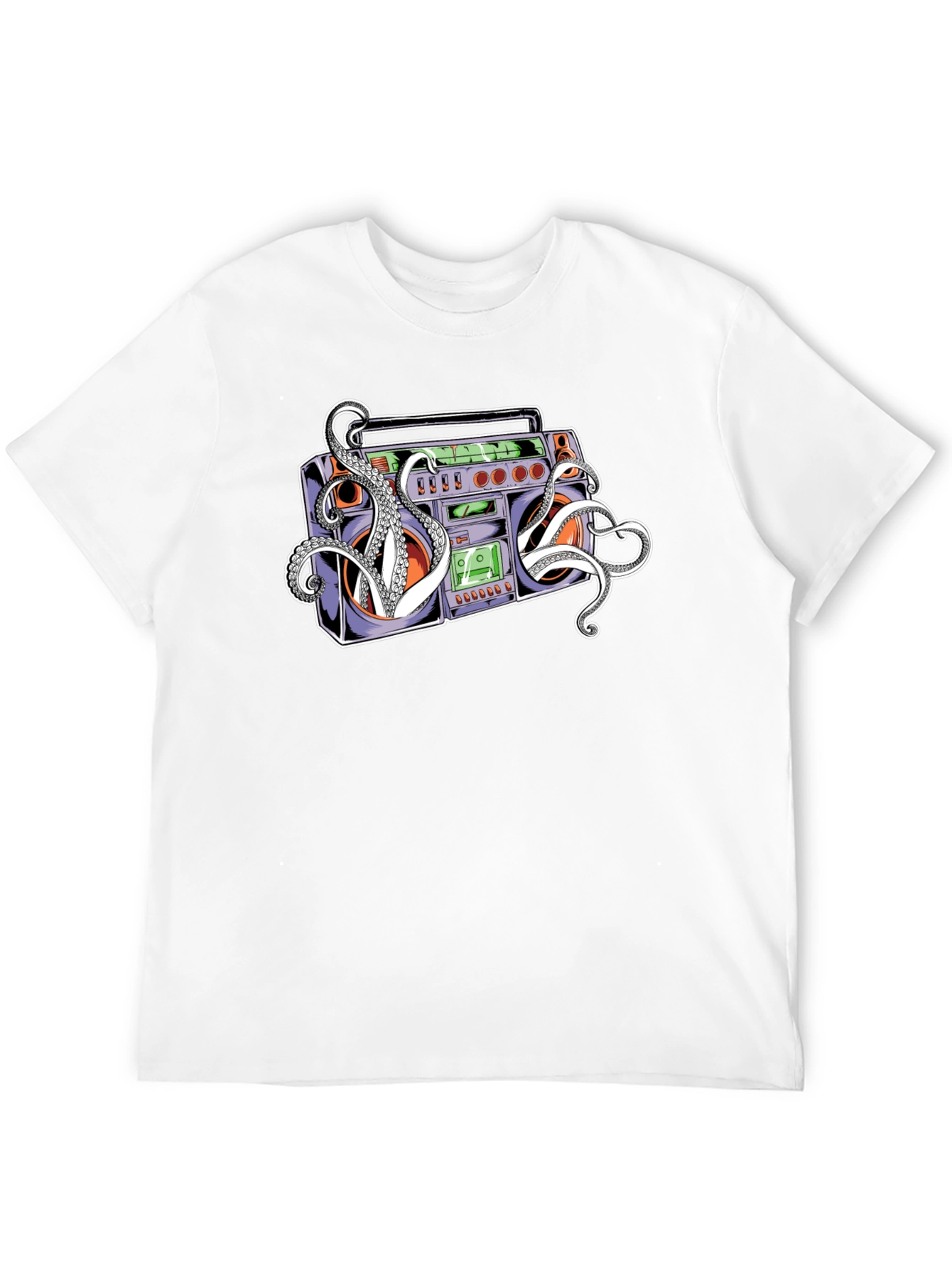 Boombox Octopus Graphic Tee