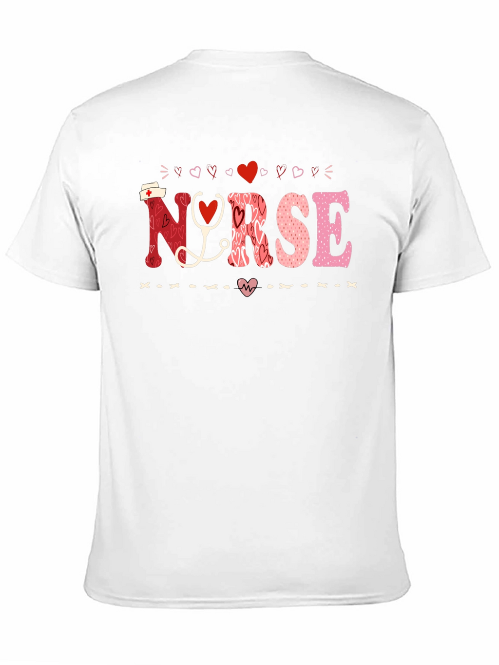 Nurse Valentines Day Heart T-Shirt