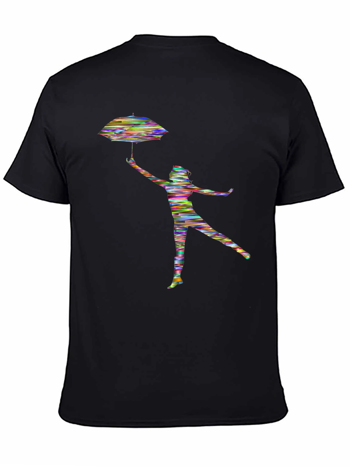 Colorful Abstract Umbrella Dancer T-Shirt
