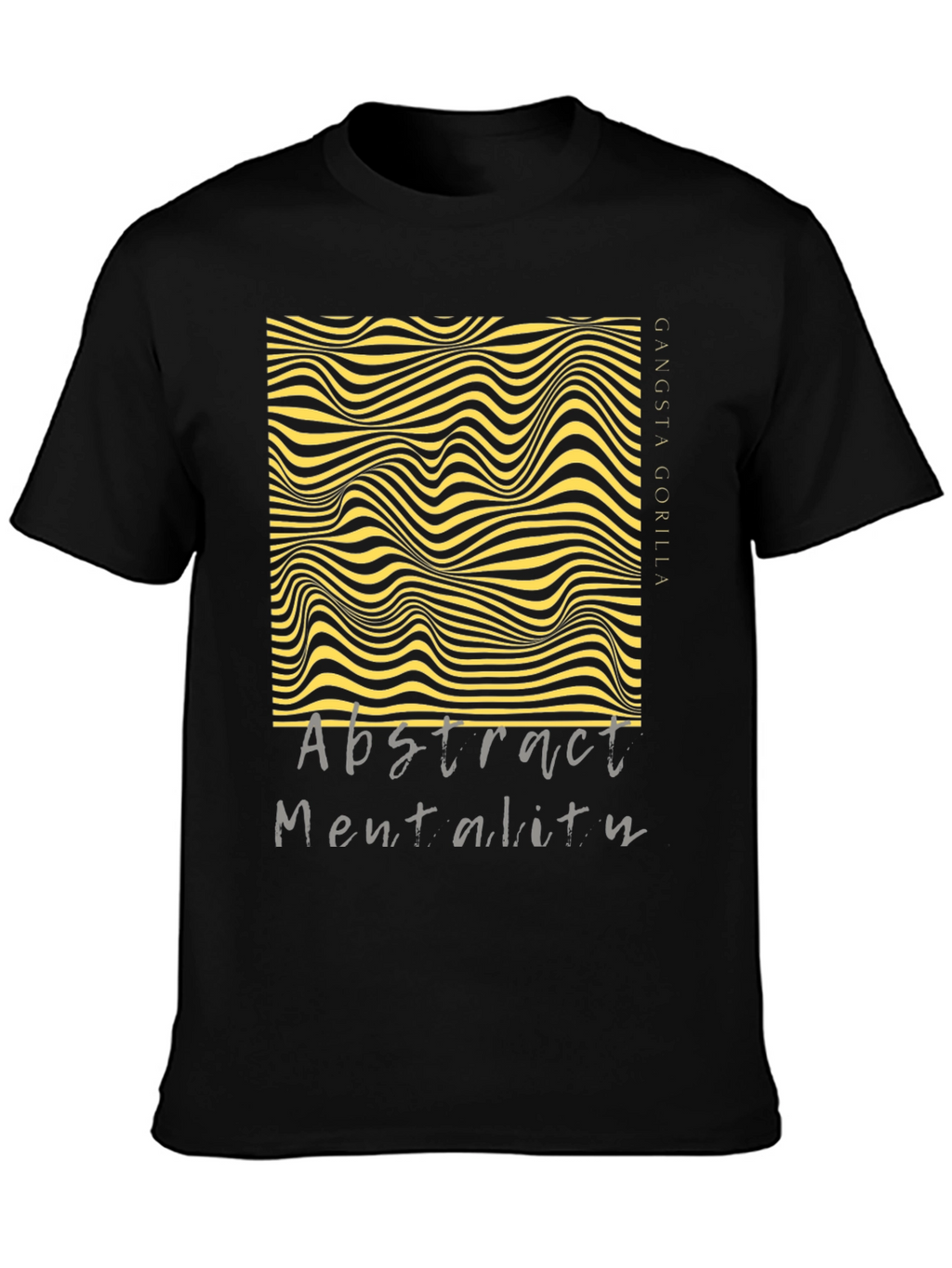 Abstract Mentality Graphic Tee - Modern Design