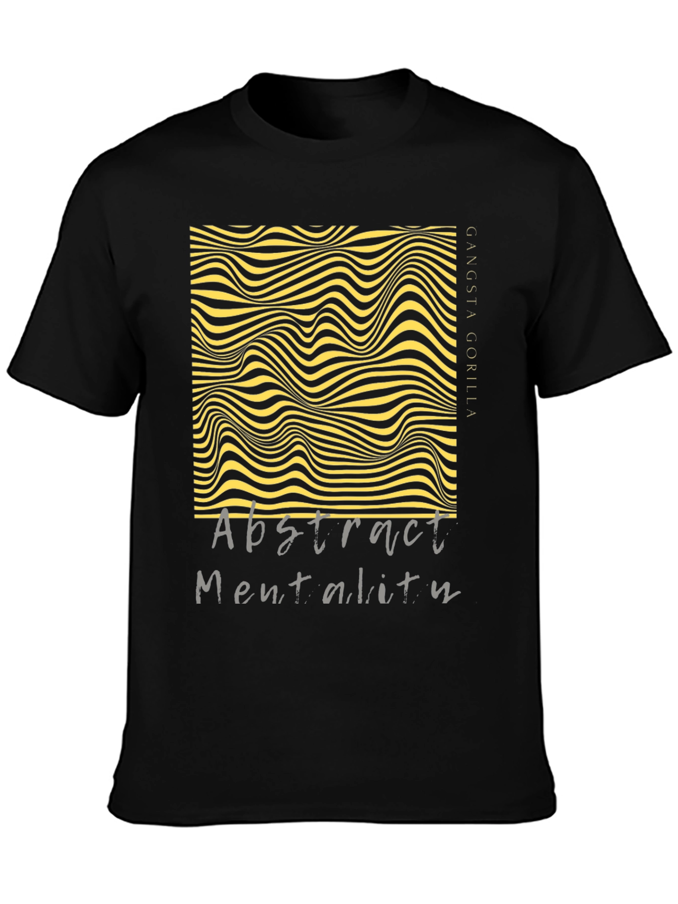 Abstract Mentality Graphic Tee - Modern Design