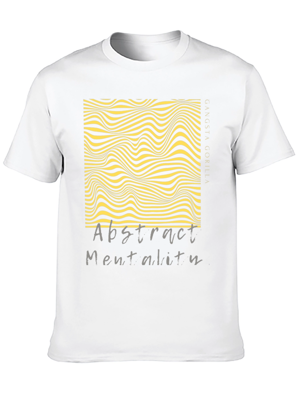Abstract Mentality Graphic Tee - Modern Design