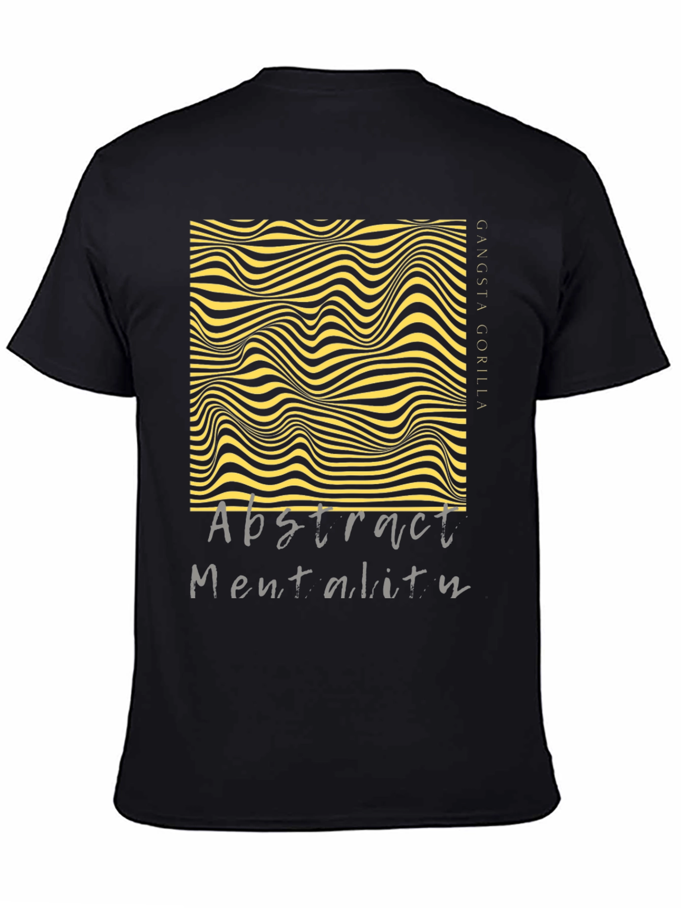 Abstract Mentality Graphic Tee - Modern Design