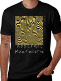 Abstract Mentality Graphic Tee - Modern Design