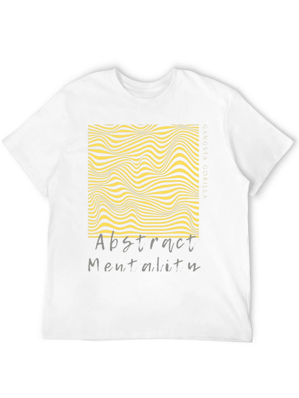 Abstract Mentality Graphic Tee - Modern Design