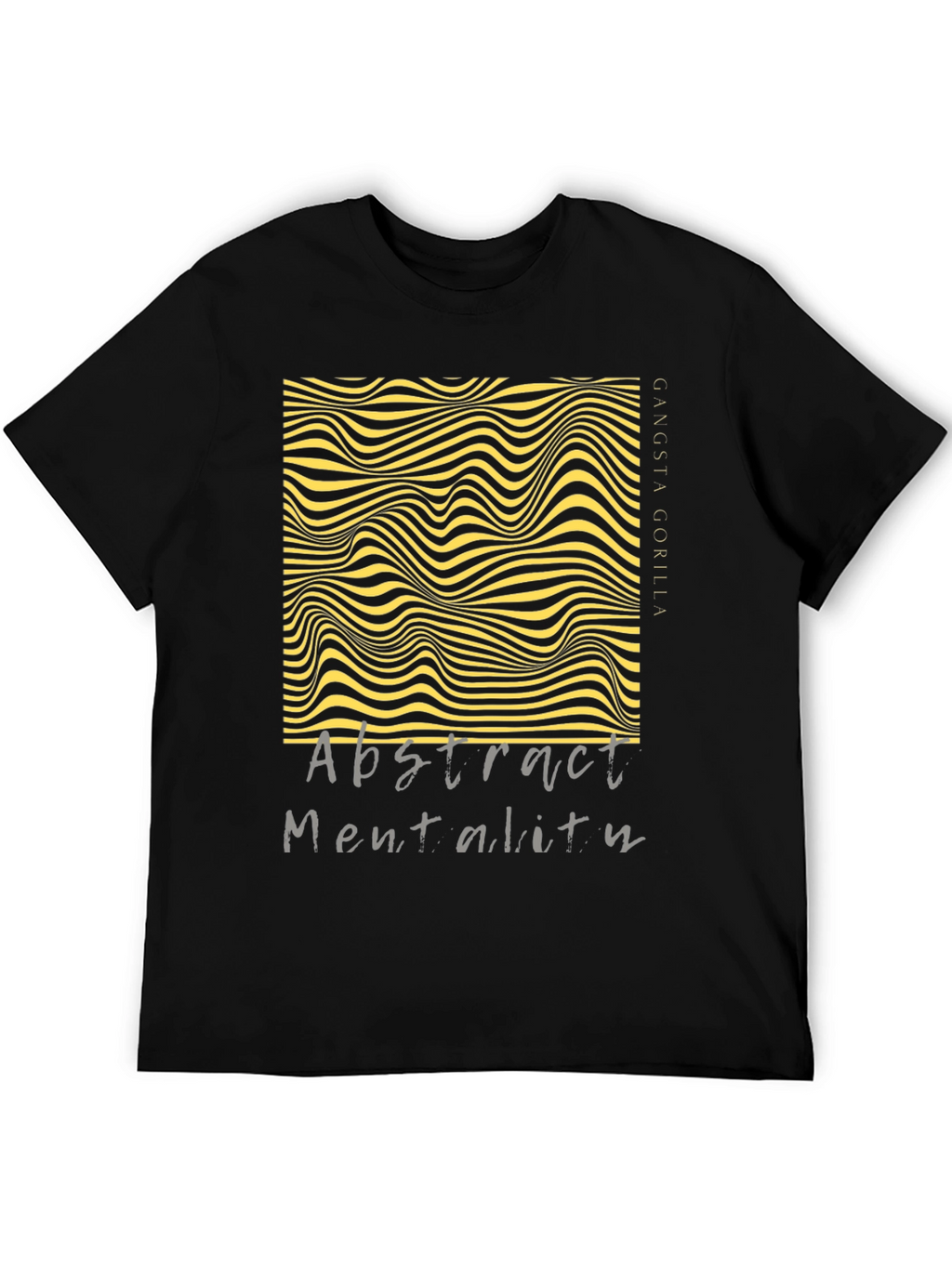 Abstract Mentality Graphic Tee - Modern Design