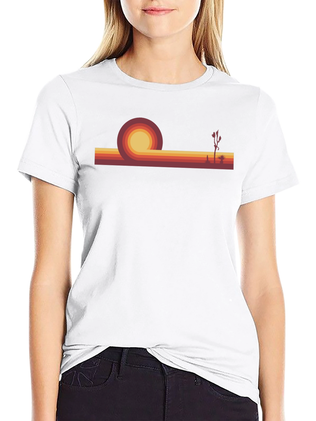 Retro Sunset Graphic Tee - Desert Vibes T-Shirt
