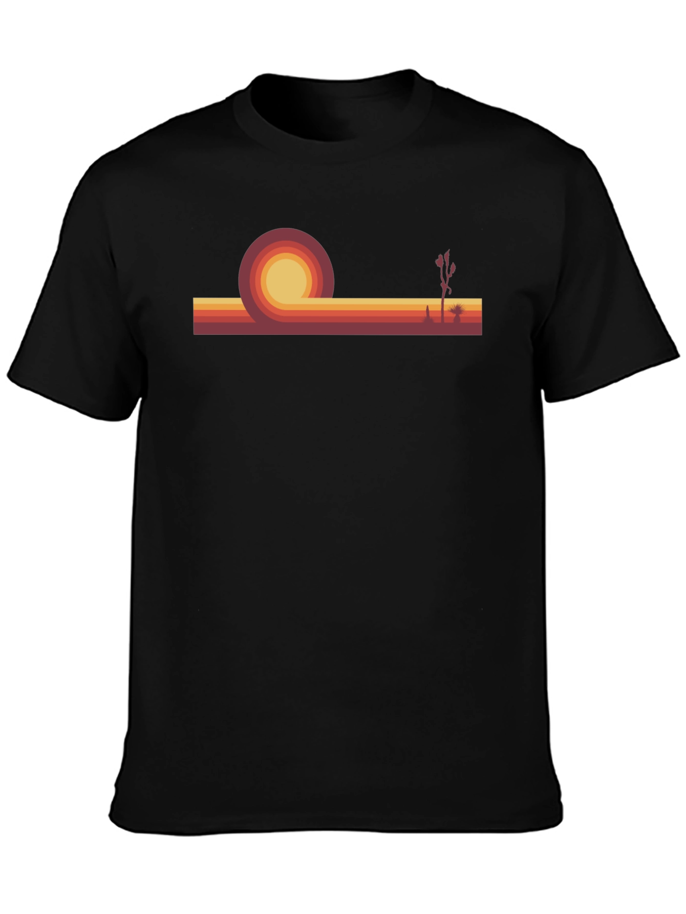 Retro Sunset Graphic Tee - Desert Vibes T-Shirt