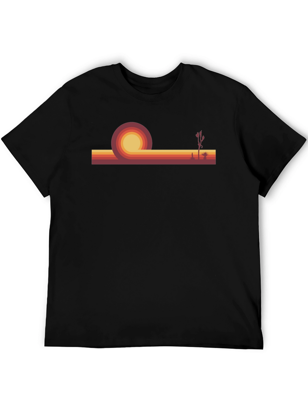 Retro Sunset Graphic Tee - Desert Vibes T-Shirt