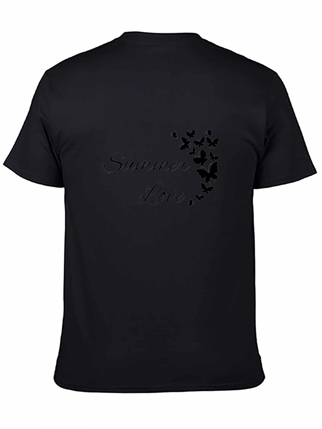 Summer Love Butterfly Graphic Tee - Soft Cotton Blend
