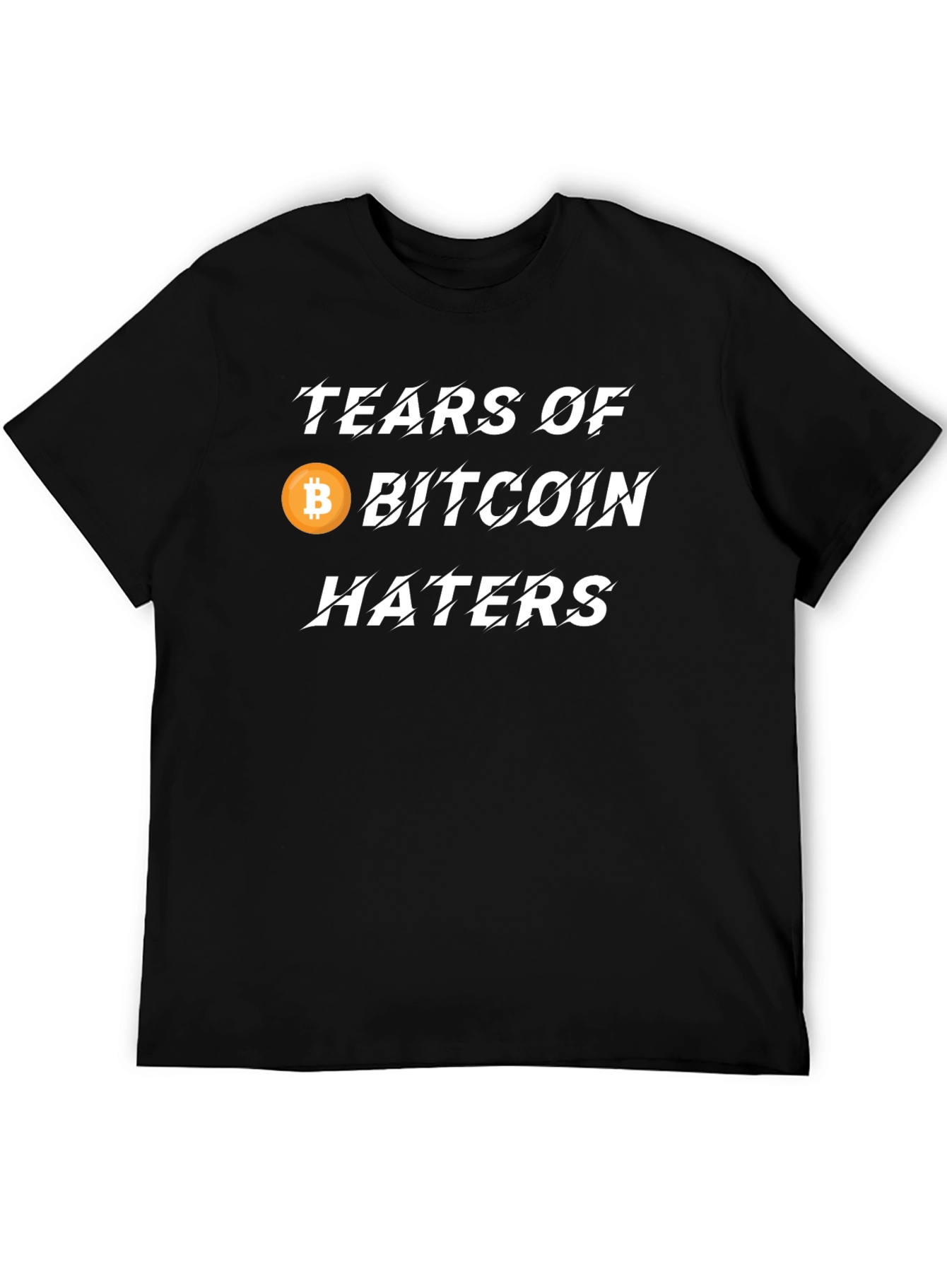 Tears of Bitcoin Haters Black T-Shirt