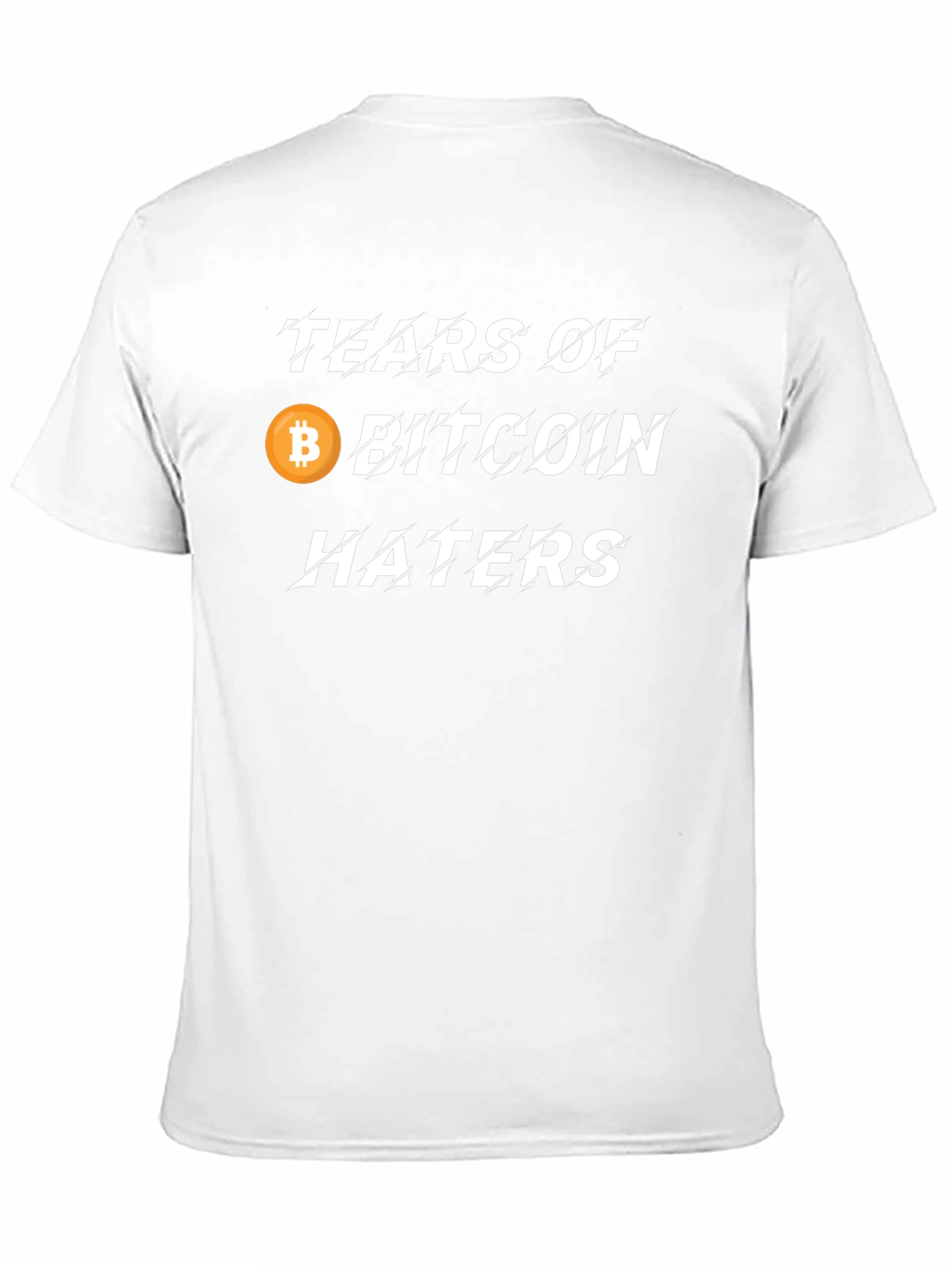 Tears of Bitcoin Haters Black T-Shirt