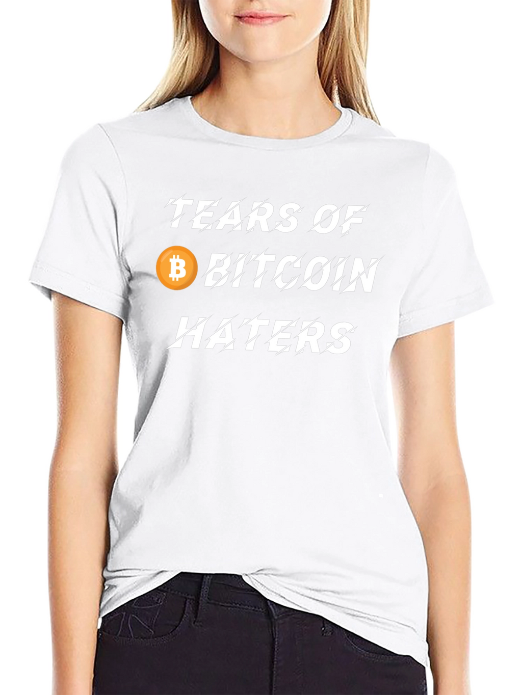 Tears of Bitcoin Haters Black T-Shirt