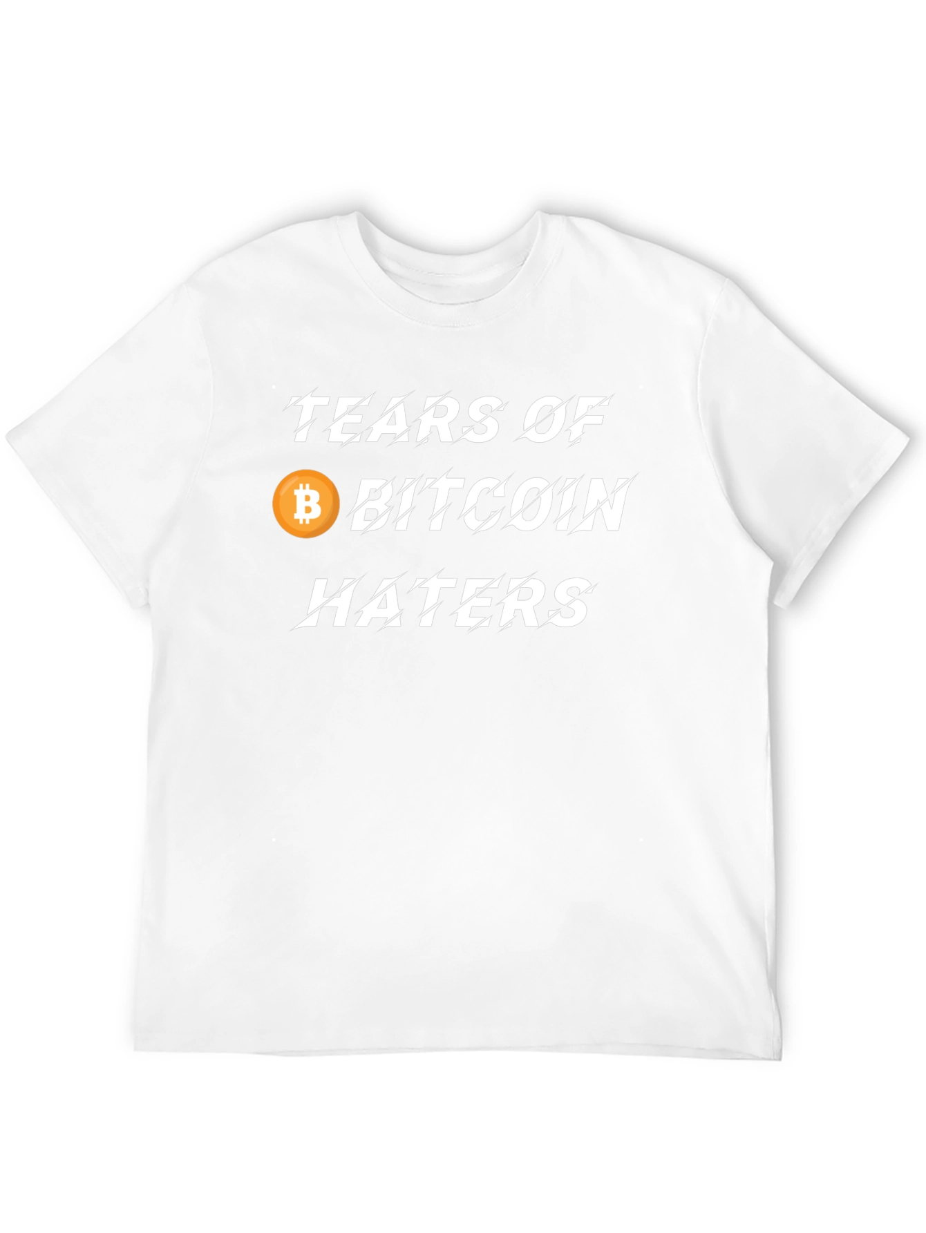 Tears of Bitcoin Haters Black T-Shirt